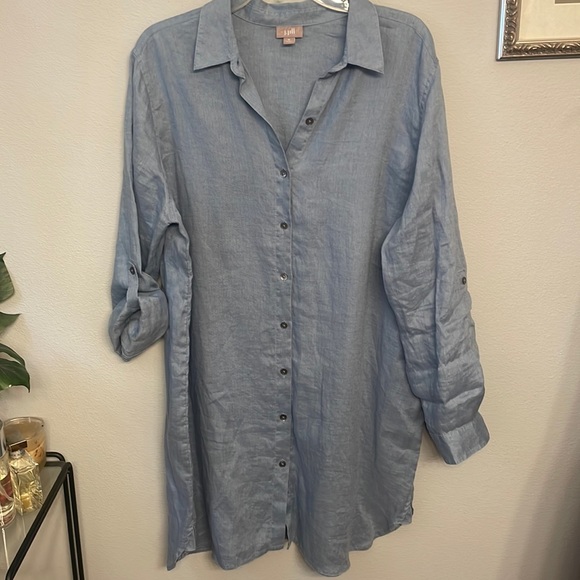 J. Jill Dresses Jjill Linen Shirt Dress Poshmark
